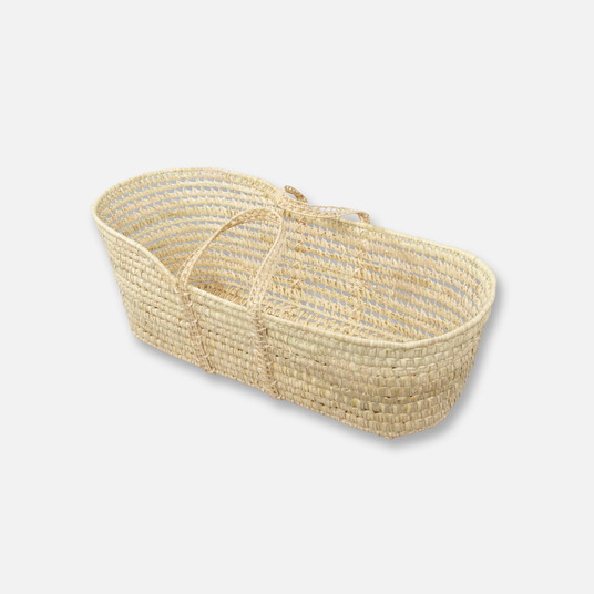 Moses basket in braided palm