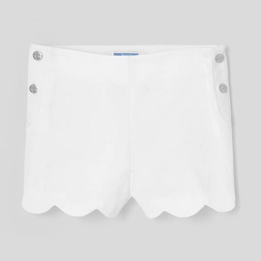 Girl cotton piqué shorts