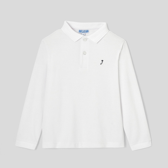 Boy long sleeve polo shirt