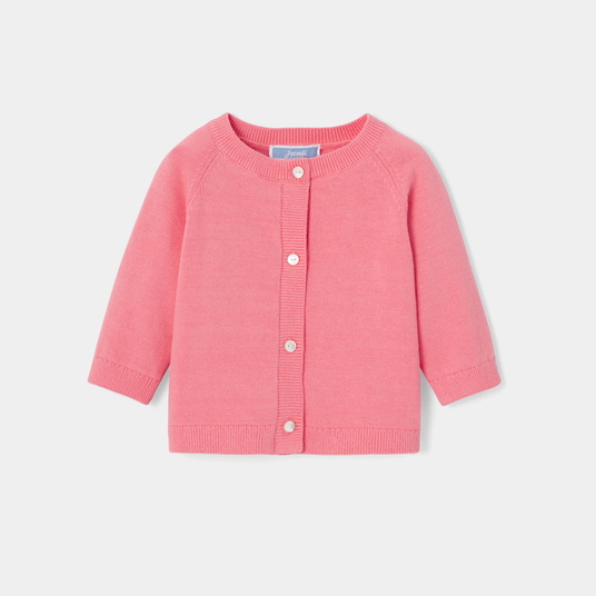 Baby girl jersey cardigan