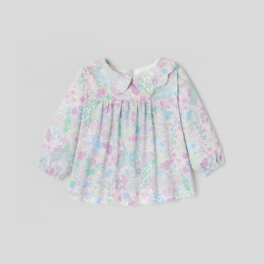 Baby girl blouse in Liberty fabric