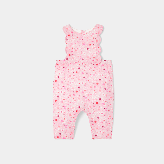 Baby girl jumpsuit in Liberty fabric