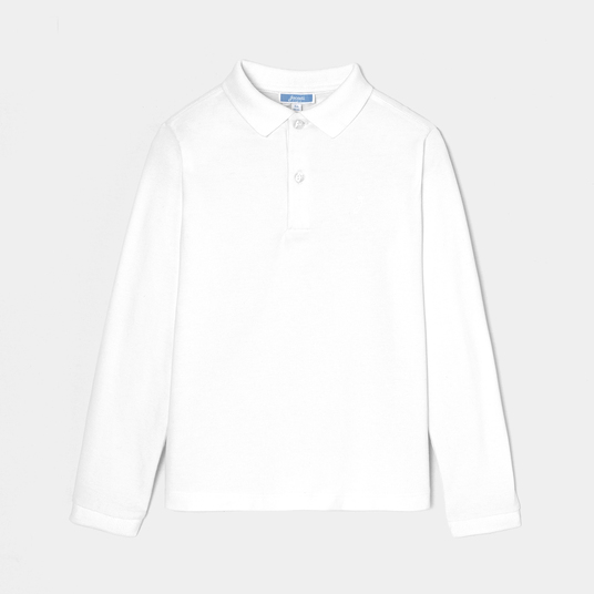 Kid long-sleeved polo shirt