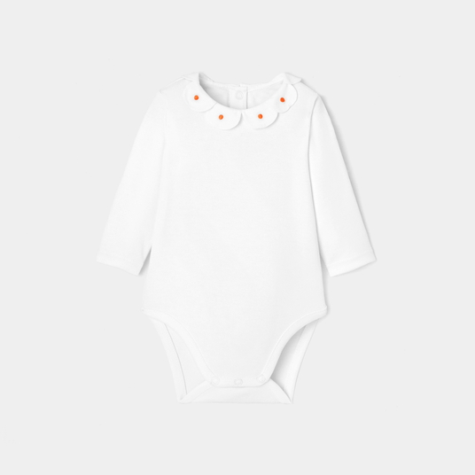 Baby girl long sleeve bodysuit