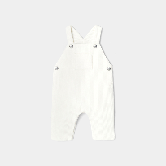 Baby boy velvet dungarees