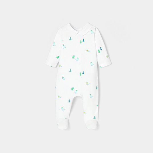 Baby boy velvet pyjamas