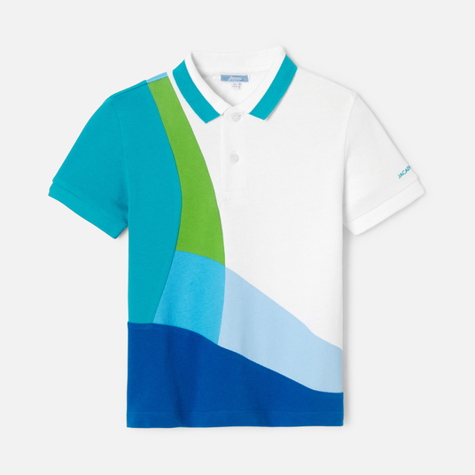 Boy polo shirt in cotton piqué