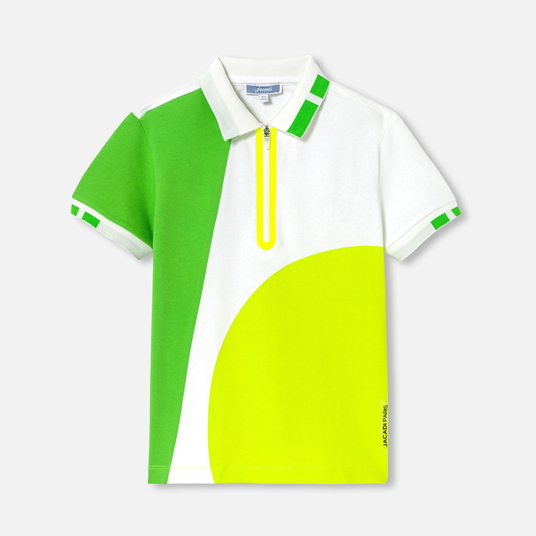 Boy polo shirt in cotton piqué