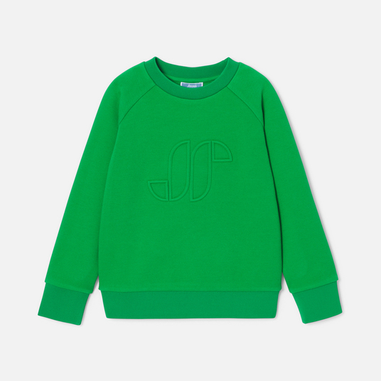 Child cotton piqué sweatshirt