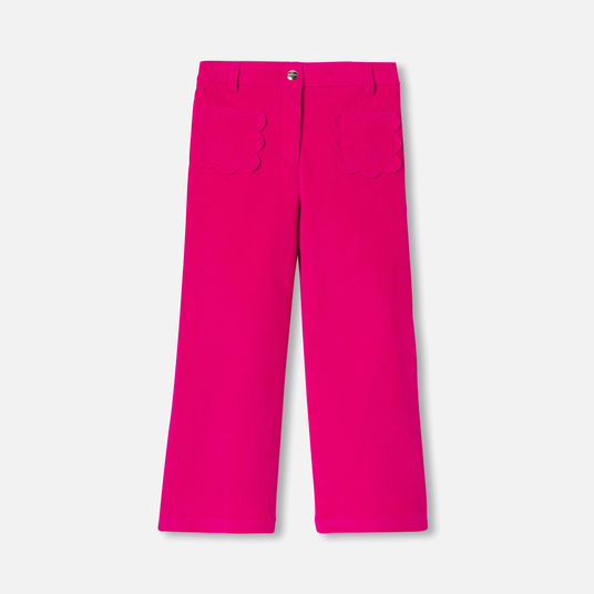 Girl wide-leg corduroy trousers