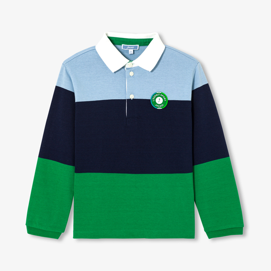 Boy long-sleeved polo shirt