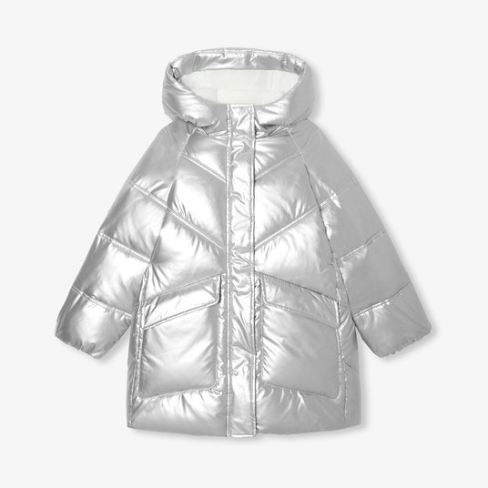 Girl long padded jacket