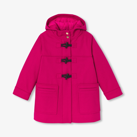 Pink toggle coat hotsell