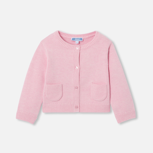 Childrens pink cardigan best sale