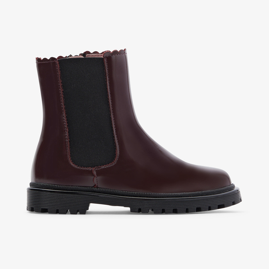 Girl Chelsea boots  in smooth leather