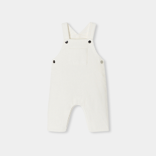 Baby boy velour overalls