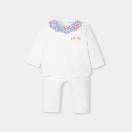 Baby girl set in double jersey